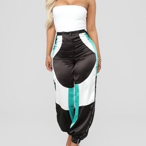 3X Plus Satin Jogger pants